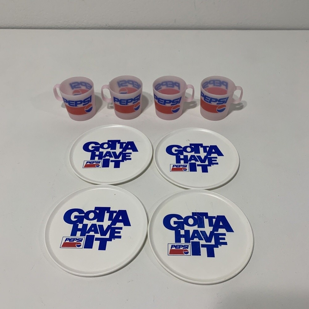 Vintage Pepsi Gotta Have It Majik Watch Me Change Colors Cups Chilton Toys